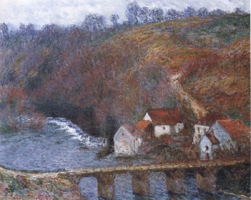 Claude Monet The Grande Creuse by the Bridge at Vervy china oil painting image